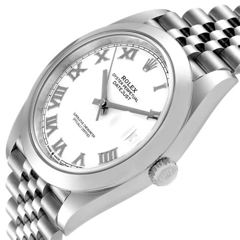 rolex white dial watches|rolex datejust 41 white dial.